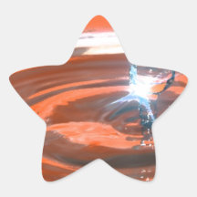 Copper Raindrops Stickers