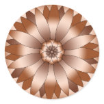 Copper Rosette stickers