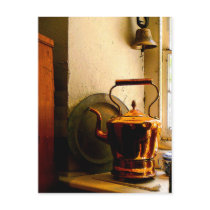 Copper Tea Kettle on Windowsill