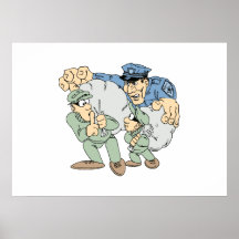 Cops and Robbers Posters