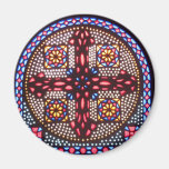Coptic Cross Fridge Magnet