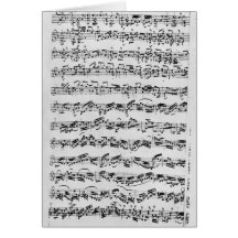 Copy of 'Partita in D Minor for Violin' Cards