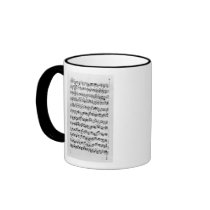 Copy of 'Partita in D Minor for Violin' Mugs