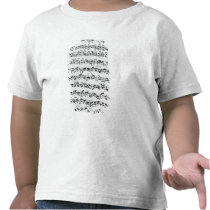 Copy of 'Partita in D Minor for Violin' Tshirts