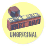 Copy Only Stamp. stickers