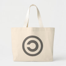 Copyleft - information wants to be free tote bags