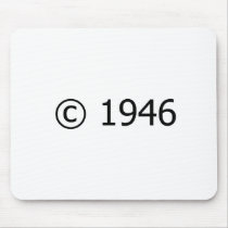 Copyright 1946 mouse mat