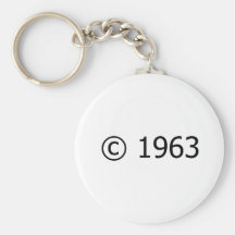 Copyright 1963 key chains
