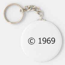 Copyright 1969 key chains