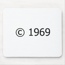 Copyright 1969 mouse mats