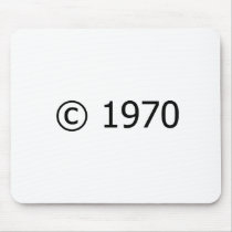 Copyright 1970 mouse pads