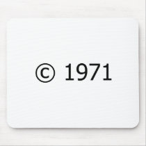 Copyright 1971 mouse pads