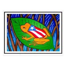 Coqui-flag Postcards