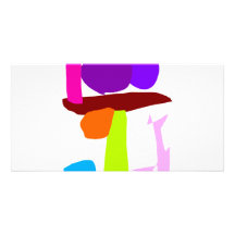 Coral and Trees Coexisting in the Limbo Picture Card
