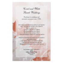 Coral and White Reef Full Color Flyer