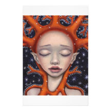 Coral dream stationery
