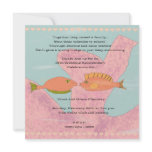 Coral & Kissing Fish 35th Anniversary Invitation