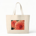 Coral Orange Dahlia bags