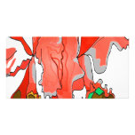 CORAL ORCHID photo cards