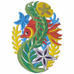 Coral Reef Fish embroidered shirts