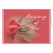 CoralAzaleaBuds- customise as needed Greeting Card