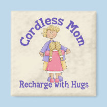 Cordless Mum magnets