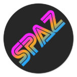 COREY TIGER 1980's RETRO SPAZ MULTICOLOUR stickers