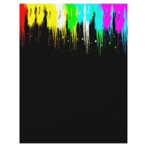 Corey Tiger 1980s Vintage Paint Drip Personalised Flyer