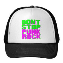 COREY TIGER 80s RETRO DON'T STOP PUNK ROCK Trucker Hat