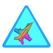 Corey Tiger 80s Retro Jet Fighter Plane