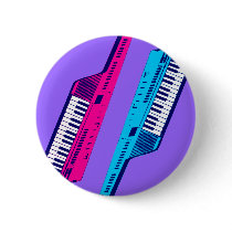 Corey Tiger 80's Retro Keytar Pink & Blue