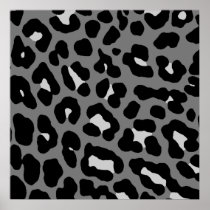 Corey Tiger 80s Retro Leopard Pattern Posters