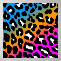 Corey Tiger 80s Retro Leopard Pattern