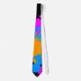 Corey Tiger 80s Retro Paint Splatter (Multicolor) Neckties