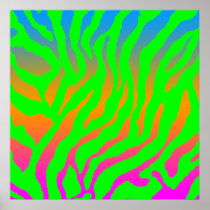 Corey Tiger 80s Retro Tiger Pattern