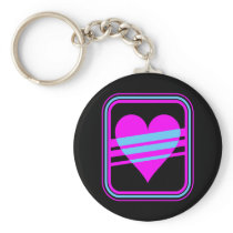 Corey Tiger 80s Vintage Heart & Stripes