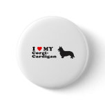 Corgi-Cardigan Pinback Buttons