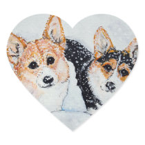 Corgi Christmas Sticker