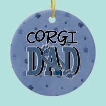 Corgi DAD ornaments