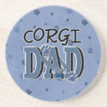 Corgi DAD coasters