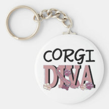 Corgi DIVA Key Chains