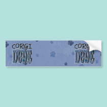 Corgi DUDE bumper stickers
