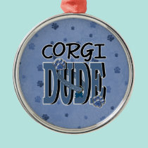 Corgi DUDE ornaments
