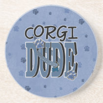 Corgi DUDE coasters