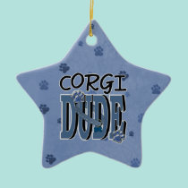 Corgi DUDE ornaments