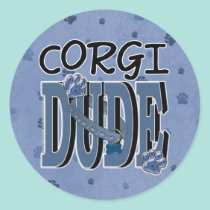 Corgi DUDE stickers