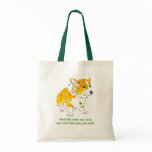 Corgi Love Tote bags