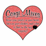 Corgi Mixes Paw Prints Dog Humor Photo Cutouts