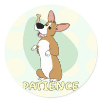 Corgi Patience Stickers