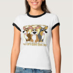 Corgi Potato Chips Ladies Ringer T-Shirt